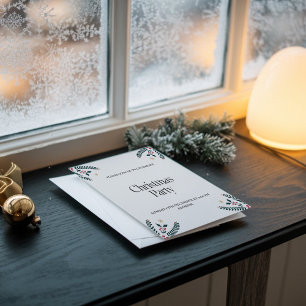 Convite de Festa de Natal Moderno Elegante e Alegr