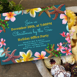 Convite de Festa de Natal no Escritório com Tema d