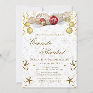 Convite de Festa de Natal Posada Navideña