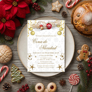 Convite de Festa de Natal Posada Navideña