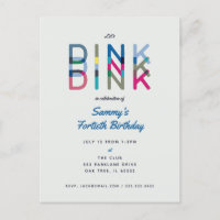 Convite de Festa de Pickleball Esportes Vamos Dink