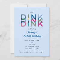 Convite de Festa de Pickleball Lets Dink Festa Esp