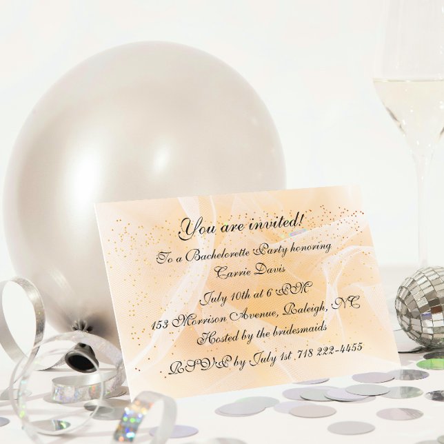 Convite de festa de solteira (Criador carregado)