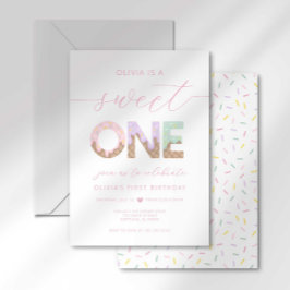 Convite de Festa de Sorvete Sweet One