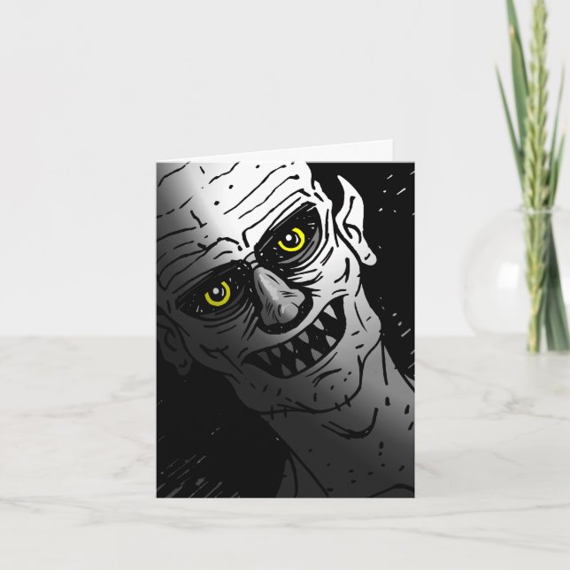 Convite de Festa de Vampiros de Halloween (Frente)