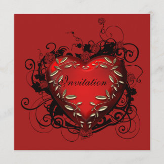 Convite de festa do Dia dos Namorados