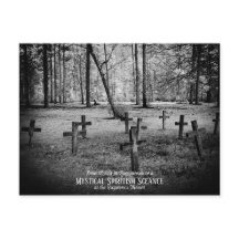 convite de festa do Halloween de foto de vintage p