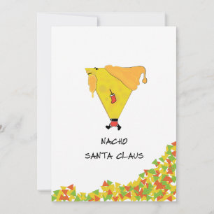 Convite de festa do Nacho Santa com Chips