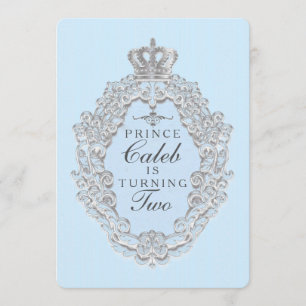 Convite de festa do Príncipe da Conto de Fadas Vin