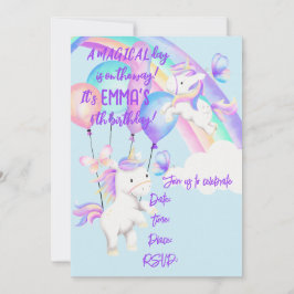 Convite de Festa do Unicórnio