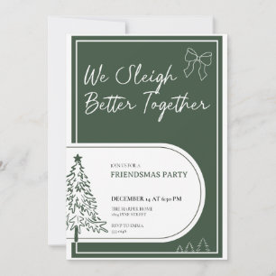Convite de Festa Friendsmas, Convite de Natal