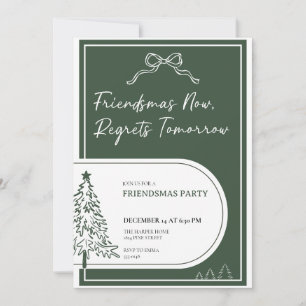Convite de Festa Friendsmas, Convite de Natal