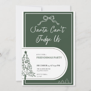 Convite de Festa Friendsmas, Convite de Natal