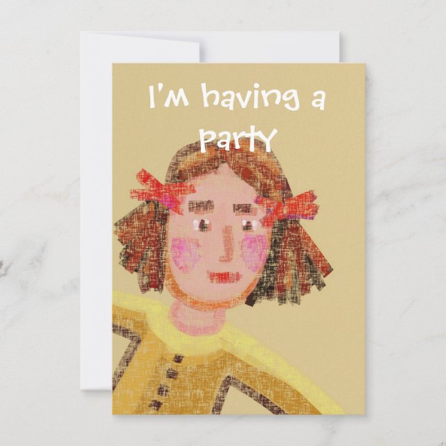 Convite de festa infantil (Frente)