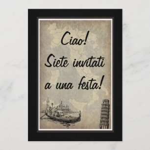 Convite de Festa Italiano
