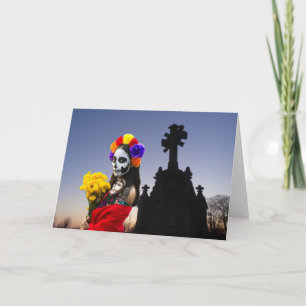 Convite de Festa La Catrina. Cartão