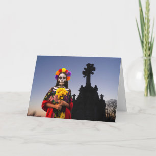 Convite de Festa La Catrina. Cartão