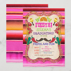 Convite de Festa Mexicana de Formatura