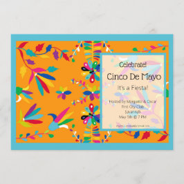 Convite de Festa para Celebrar Cinco de Mayo