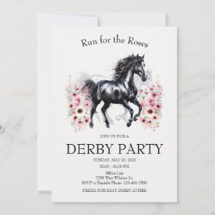 Convite de Festa para o Run for the Roses Derby El