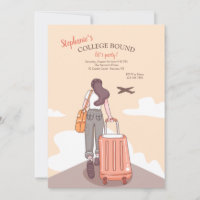 Convite de Festa para Universitária Feminina