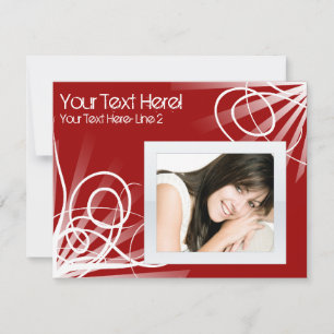 Convite de Festa Redemoinho Vermelho Quente / Bran