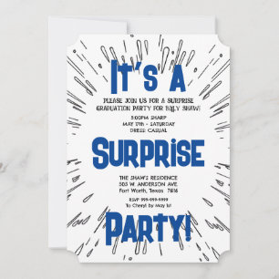 Convite de Festa Surpresa