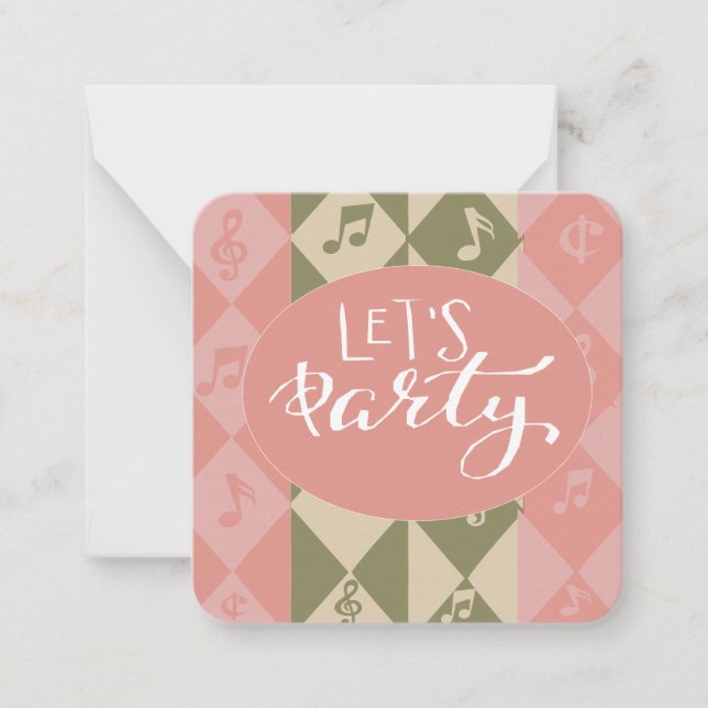 Convite de festas (Frente)