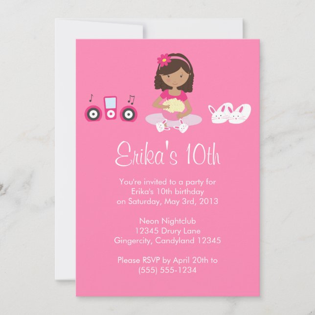 Convite de festas (Frente)