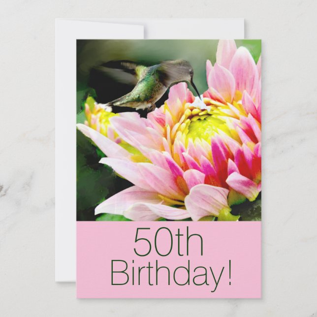 Convite de festas 50º Brithday (Frente)