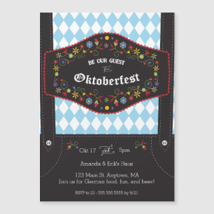 Convite de festas alemão Oktoberfest (Octoberfest)