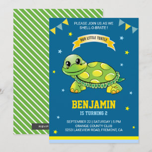 Convite de festas Aniversário de criança de Tart