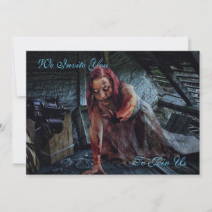 Convite de festas Apocalypse Zumbi