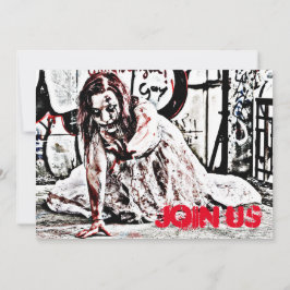 Convite de festas Apocalypse Zumbi