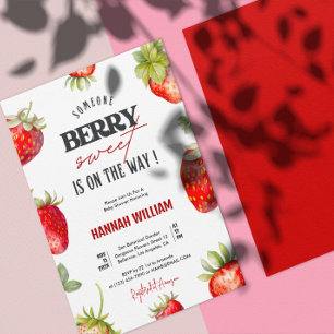 Convite de festas Berry Sweet