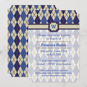 Convite de festas Blueberry Scone Argyle