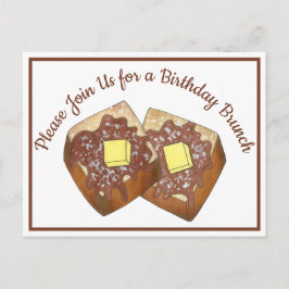 Convite de festas Brunch do Café da Arra Francês