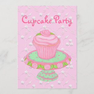 Convite de festas Cards~Personalize do cupcake!