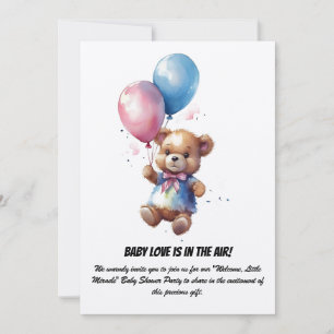 Convite de festas chá de fraldas