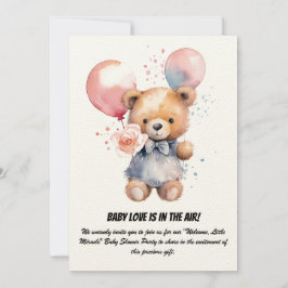 Convite de festas chá de fraldas