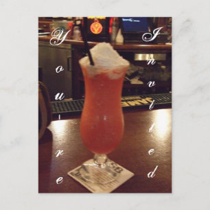 Convite de festas Cocktail Daiquiri