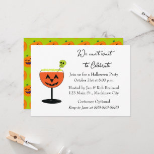 Convite de festas Cocktail de Halloween