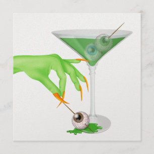 Convite de festas Cocktail do Halloween por SRF