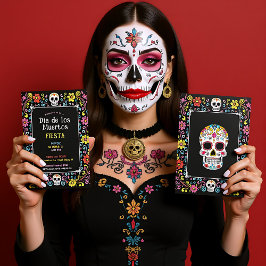 💀 🎉 Convite de festas Colorida Día de Muertos