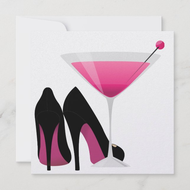 Convite de festas coquetel por SRF (Frente)