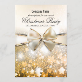 Convite de festas Corporativo das Estrelas de Nata