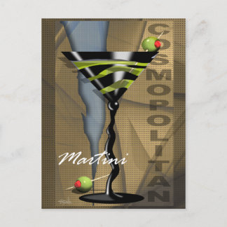 Convite de festas Cosmopolita Martini