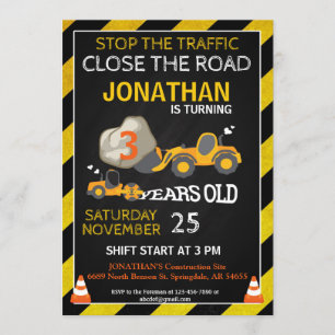 CONVITE DE FESTAS DA CONSTRUÇÃO DA ESCAVADORA