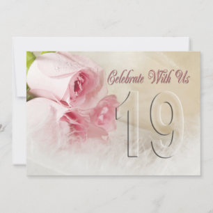 convite de festas de 19 anos