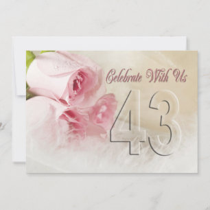 convite de festas de 23 anos